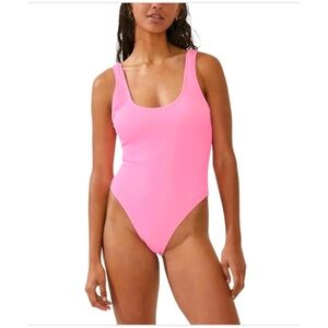 Cotton On Body One Piece Scoop Back Cheeky Swimsuit